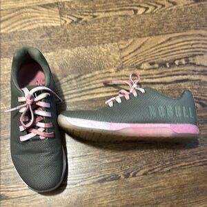 NOBULL Olive and Pink Athletic Shoes